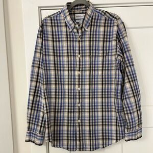 Saddlebred Men's Multicolor Plaid Button-Down Shirt